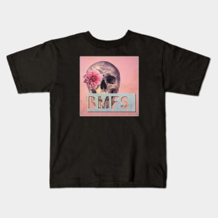 BMFS square skull design Kids T-Shirt